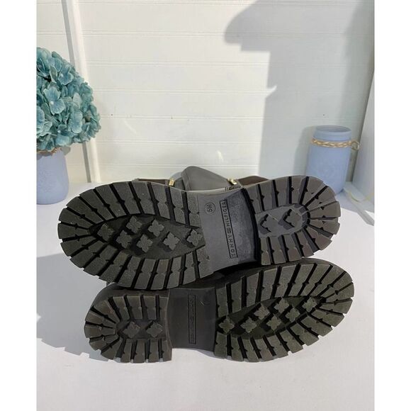 Tommy Hilfiger Brown Jiola Equestrian Boot - Picture 8 of 9